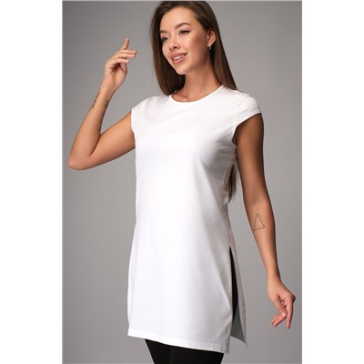 Женская футболка-туника с разрезами по бокам Happyfox