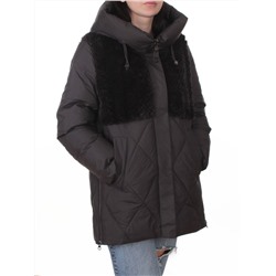 M-8800 DK. GRAY Куртка зимняя стеганная женская (150 гр. холлофайбер)