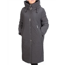9069 DARK GRAY Пальто зимнее женское CORUSKY  (верблюжья шерсть)