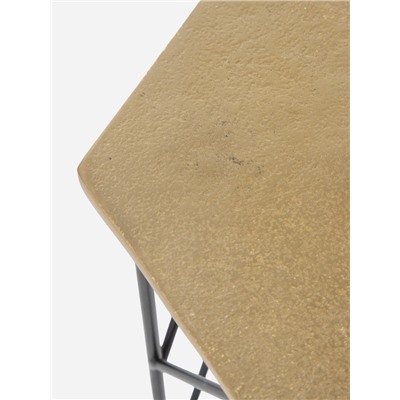 Столик журнальный «Линии», 35×35×43 см, алюминий, железо