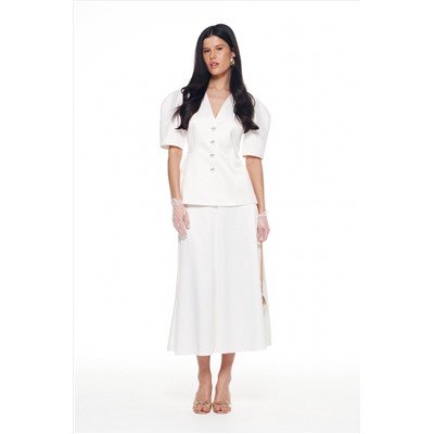 Жакет, юбка KaVaRi 8056.1 белый