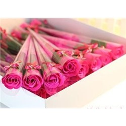 Мыльная роза РОЗОВАЯ 1 шт