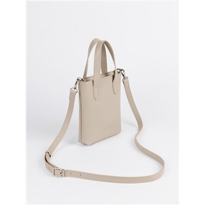 Женская кожаная сумка Richet 3261LN 930 Бежевый