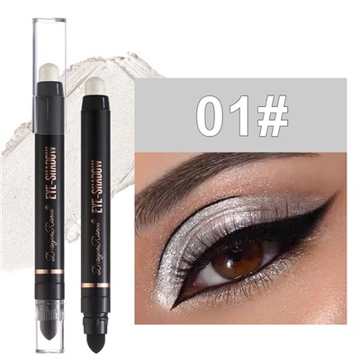 Тени-карандаш для век с аппликатором Dragon Ranee, металлик Цвет 01