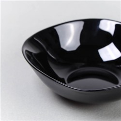 Салатник квадратный 500 мл Черный тарелка глубокая  BNFW65 (Black) /уп 72/