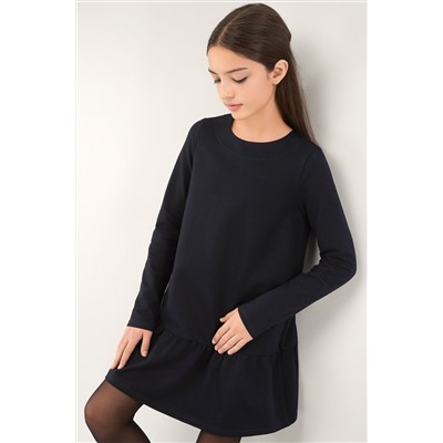 Платье из футера для девочки Happyfox