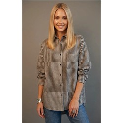 Рубашка OVER SIZE в клетку