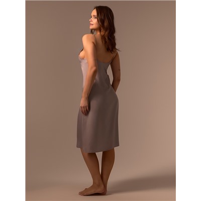 Сорочка ночная женская SL HOME Modal Home, серо-бежевая