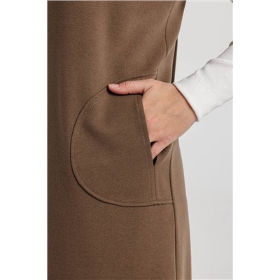 Сарафан женский  6164Н/01/Бежево-коричневый