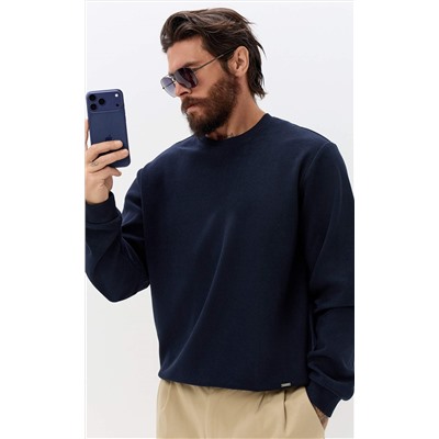 Свитшот F421-07-3201 d.blue