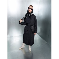 Плащ женский черный