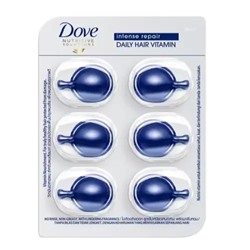 Витамины для волос Интенсивное восстановление, Dove Intense Repair 6 капсул, Dove Intense Repair Daily Hair Vitamin — капсулы красоты для ваших волос