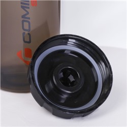 Бутылка велосипедная COMIRON RACE1 гоночная, силиконовый клапан +уплотнитель, пищевой PP, BPA-free, цвет Gray 550ml/ уп100