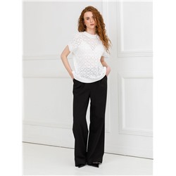 Блуза вязаная белого цвета