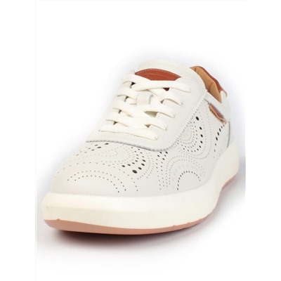 05-PDL251-2 BEIGE Кроссовки женские (натуральная кожа)