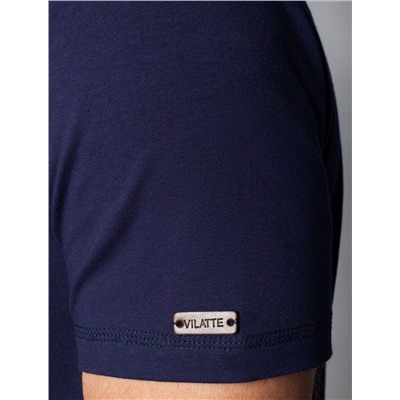 Футболка базовая полуприлегающая из премиального хлопка с эластаном