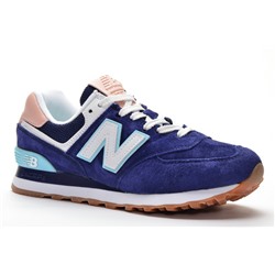 Sport + NB S261-16K Кроссовки син замша