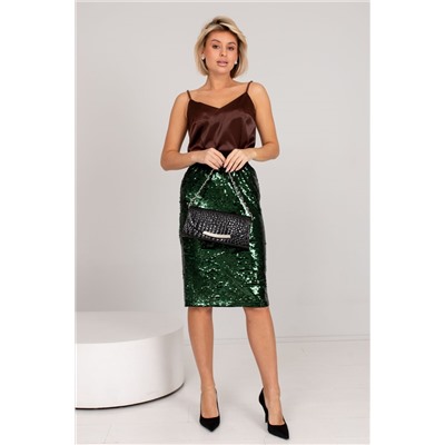 Юбка ТЮ-05п изумруд