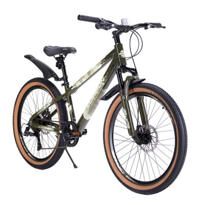 Велосипед 24" рама 13" 7sp COMIRON REBEL милитари хаки
