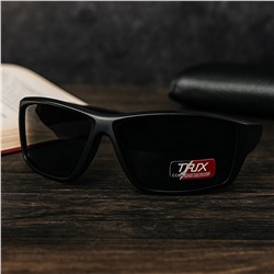 Очки солнцезащитные поляризованные, мужские, спорт, цвет черный, оправа матовая, арт.007.263