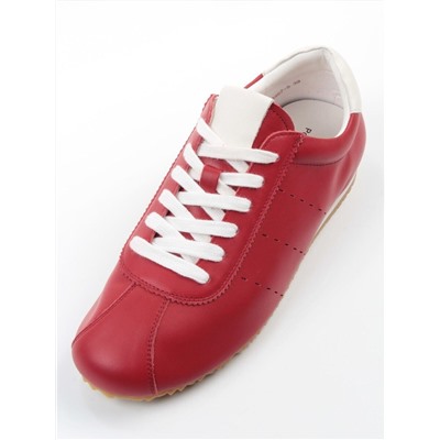 03-908397-5 RED Кеды женские (натуральная кожа)