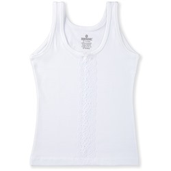 4206-01 Майка для девочек белая (BAYKAR)