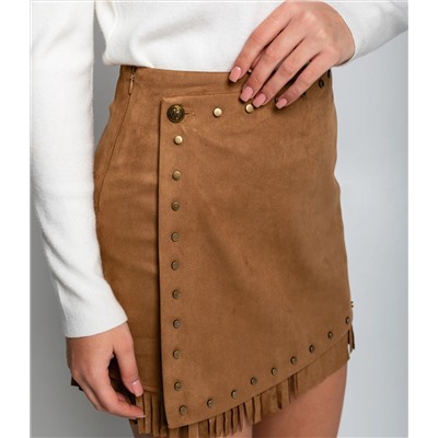 Юбка #КТ2510, коричневый
