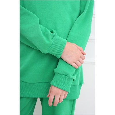 Костюм для девочки оверсайз из футера трехнитки Happyfox