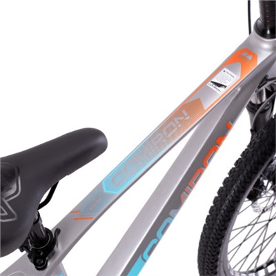 Велосипед 20" R20Ch COMIRON RAPID NEW серебристый