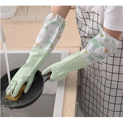 Перчатки для уборки с мягкой вставкой внутри, 45 см