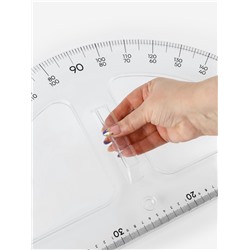 Транспортир портновский 180°, пластик