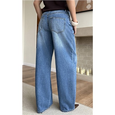 Джинсы жен. F612-0113 m.blue