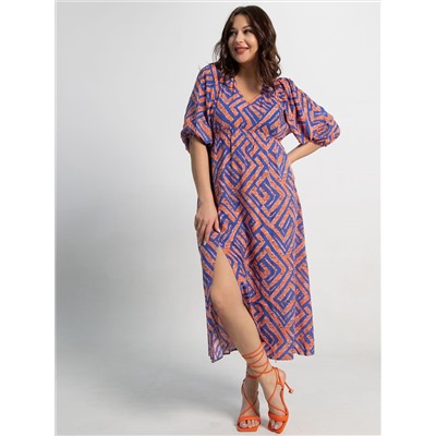 Платье Неповторимая (оранжевое) П15500-34М