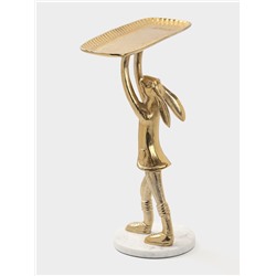 Блюдо «Зайка», 24×38×48 см, алюминий