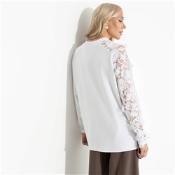 Свитшот с объемным декором, Модная хроника (white)
