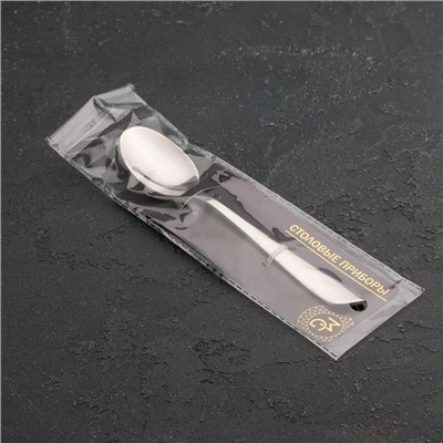 Ложка чайная Magistro «Эми», длина 15.5 см, нержавеющая сталь, серебристая