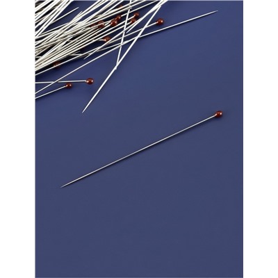 Булавки портновские TEIRA, 40 мм, d=0.45 мм, 50 шт., стальные