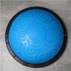Полусфера балансировочная BOSU 58см Woohooo Curls эспандер, насос/ синий / B58Cu-B/ уп5