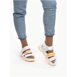 08-PED76-5 WHITE Босоножки (текстиль, стелька текстиль)