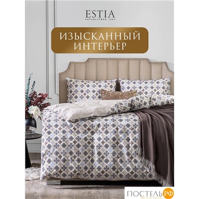 Estia АНСАРИ Простыня на резинке 160х200х30, 1 пр, хл.