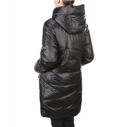 GWD21530P BLACK Пальто зимнее женское PURELIFE (200 гр .холлофайбер)