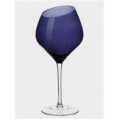 Бокал для вина Magistro «Иллюзия», 540 мл, 10×24 см, стекло, синий