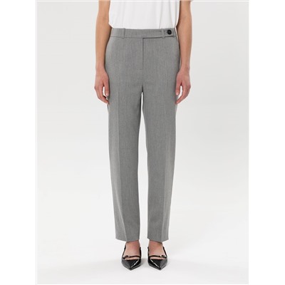 Брюки светло-серые укороченные