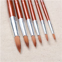 Кисти для акварели 6 штук набор / 21467-4 /уп 48/480/