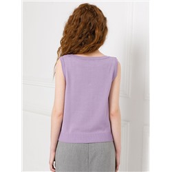 Блуза вязаная без рукавов