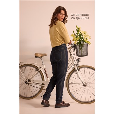 NiV NiV fashion 936 солнечно-жёлтый, Свитшот