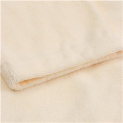 Халат махровый с капюшоном мужской SL HOME: Basic «Айвори», размер XL, хлопок 100%, молочный