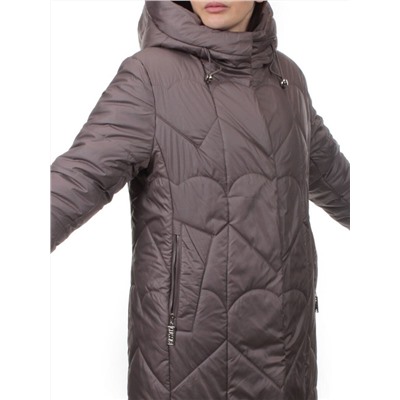 TR-2301 GRAY LILAC Пальто зимнее женское (верблюжья шерсть)