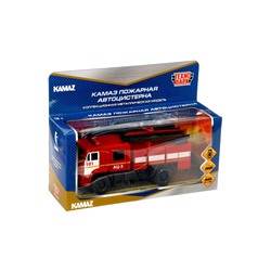 Машинка металлическая «Пожарная автоцистерна», открываются двери, 15 см