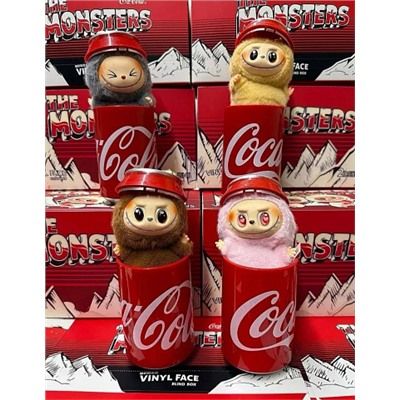 Мягкая игрушка брелок Лaбубу Cоca Cоla, в ассортименте, В КОРОБКЕ
